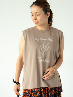 トップス RD-mocha ドロストギャザーカットTOPS(M BROWN): トップス｜PMbox P&M