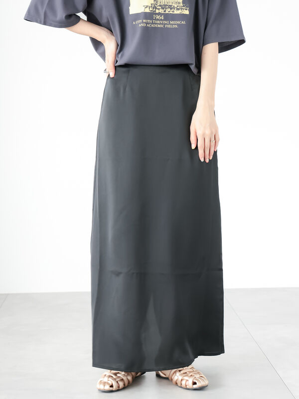 ◎サテンナロースカート（ボトムス/スカート）【セール】｜Lugnoncure