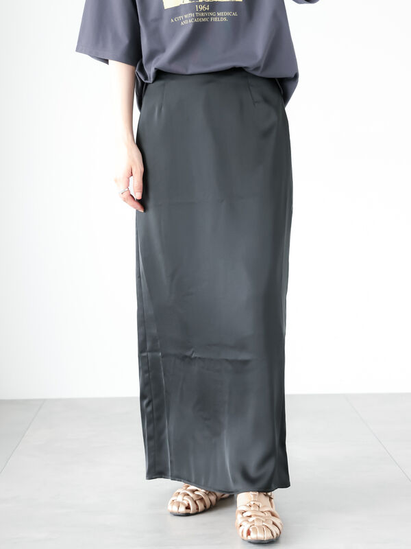 ◎サテンナロースカート（ボトムス/スカート）【セール】｜Lugnoncure