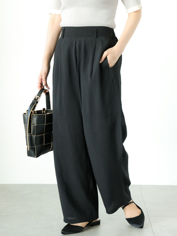 シアーワイドパンツ（ボトムス/パンツ）【セール】｜Lugnoncure