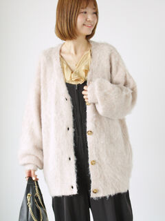 カーディガン(ベージュ/薄茶系)のセール・アウトレット｜レディース