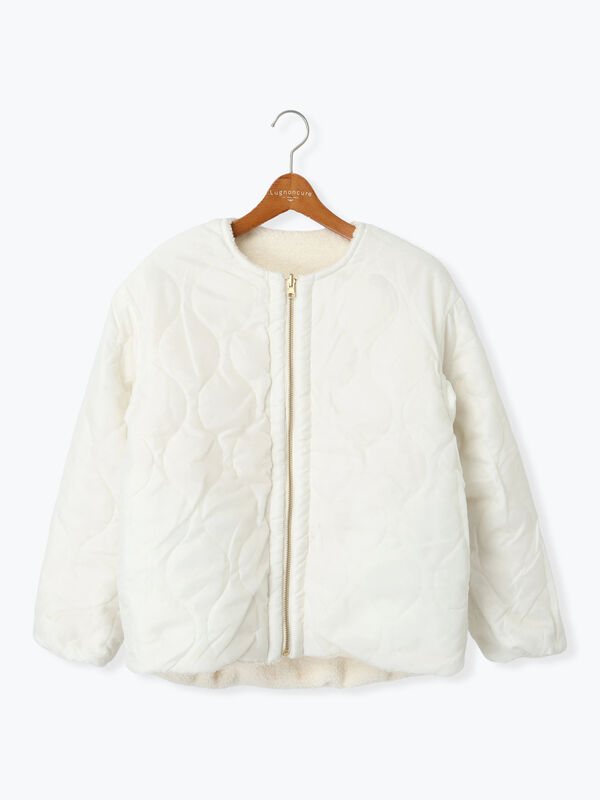 リバーシブルボアブルゾン（アウター/ブルゾン）【セール