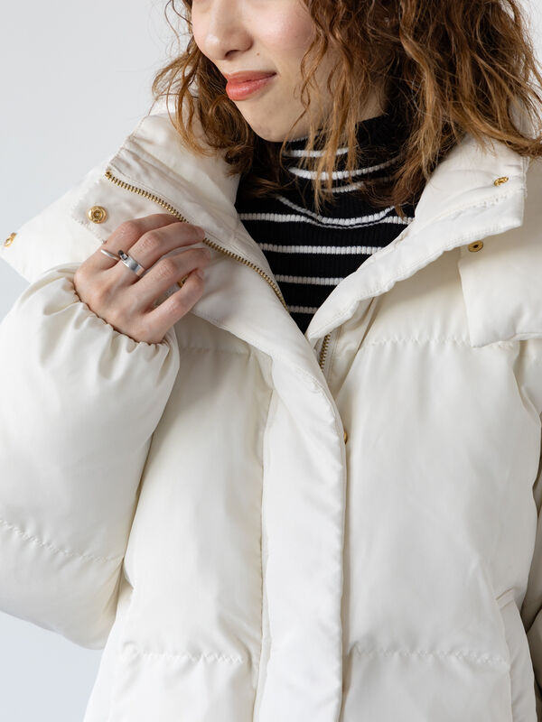 撥水】袖取外し中綿ショートジャケット（アウター/ジャケット