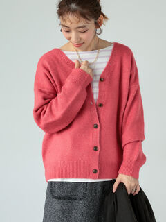 カーディガン(ピンク/桃色系)のセール・アウトレット