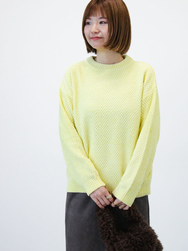 美品　クレプスキュール　サマーニット　鹿子編み　生成り　日本製 楽天市場】Bliss bunch ニット ベスト プルオーバー