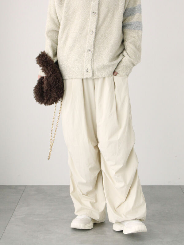 ナイロンパラシュートパンツ（ボトムス/パンツ）【セール