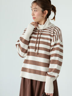 ♦✨極美品マルシャルテル 異素材ドッキングブルゾン、アンフィーロスリムパンツ2点 UNISEX》Different Material Docking Prime-Over Crew Neck