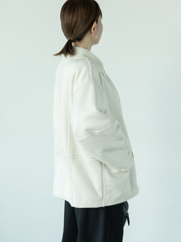 リバーシブルフェイクムートンコート（アウター/コート）【セール