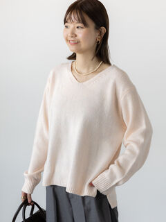 ニット　ピンク値下げ中 セール】【UNISEX】Wai Kei／マルチーズニット（ニット/セーター
