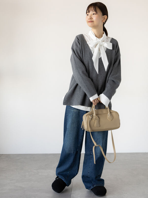 深Vネックプルオーバー（トップス/ニット・セーター）【セール