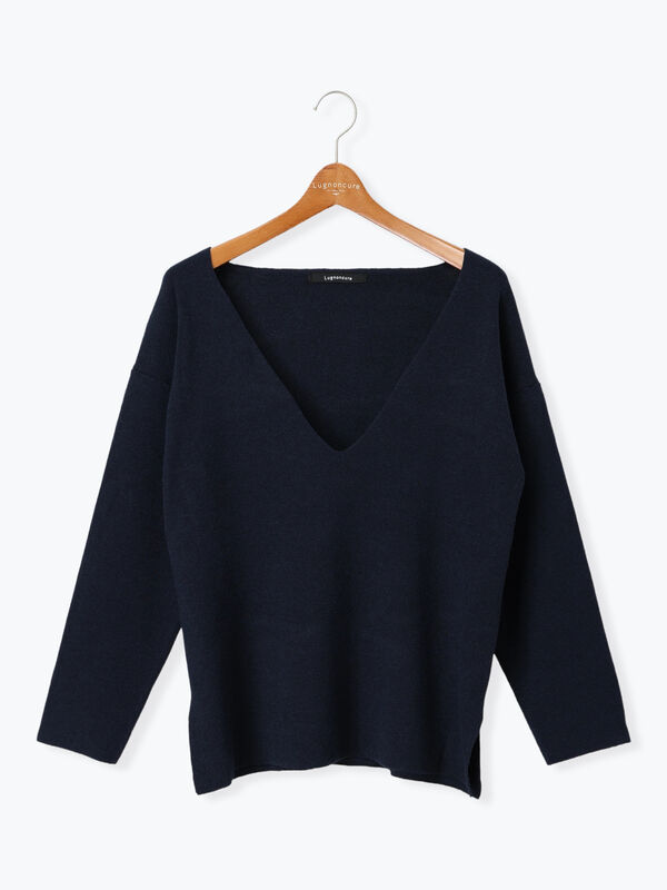 るんるん♡ セール】 針抜きシアーニット（グレー/ブラック/トップス/ニット