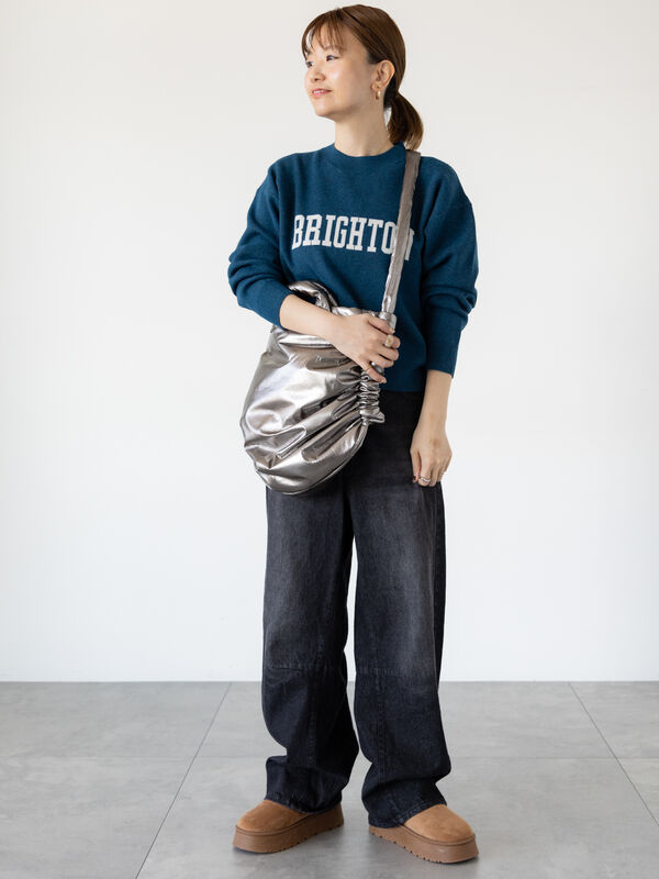 ロゴアソートジャカードニット（トップス/ニット・セーター）【セール