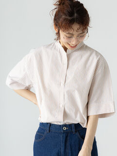 シャツ・ブラウス(ベージュ/薄茶系)のセール・アウトレット