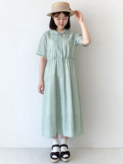 ワンピース グリーン 緑系 のセール アウトレット Ehka Sopo エヘカソポ のoutlet公式通販