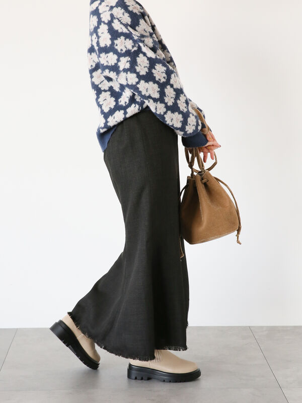 フリンジツイードマーメイドスカート（ボトムス/スカート）【セール