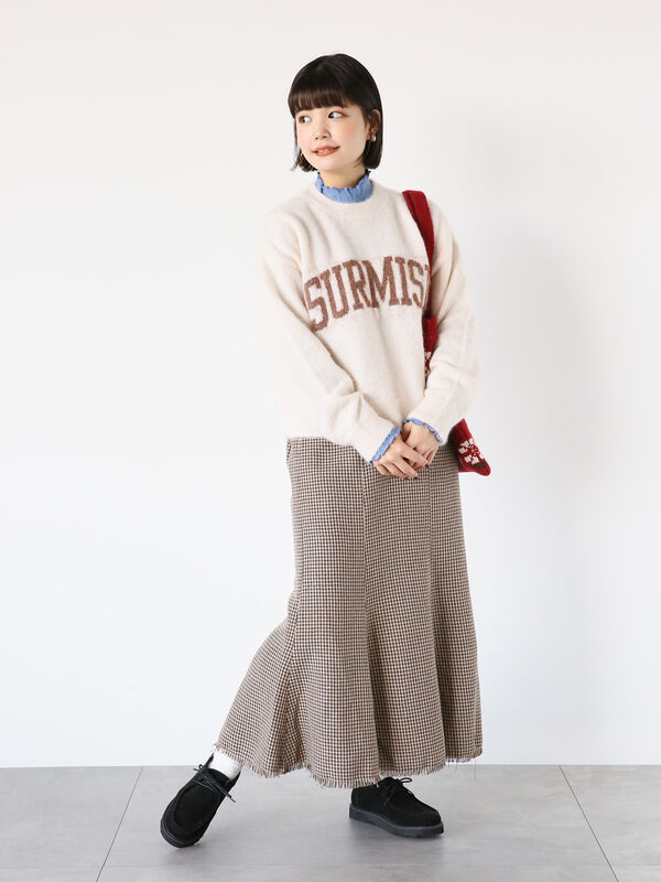 フリンジツイードマーメイドスカート（ボトムス/スカート）【セール