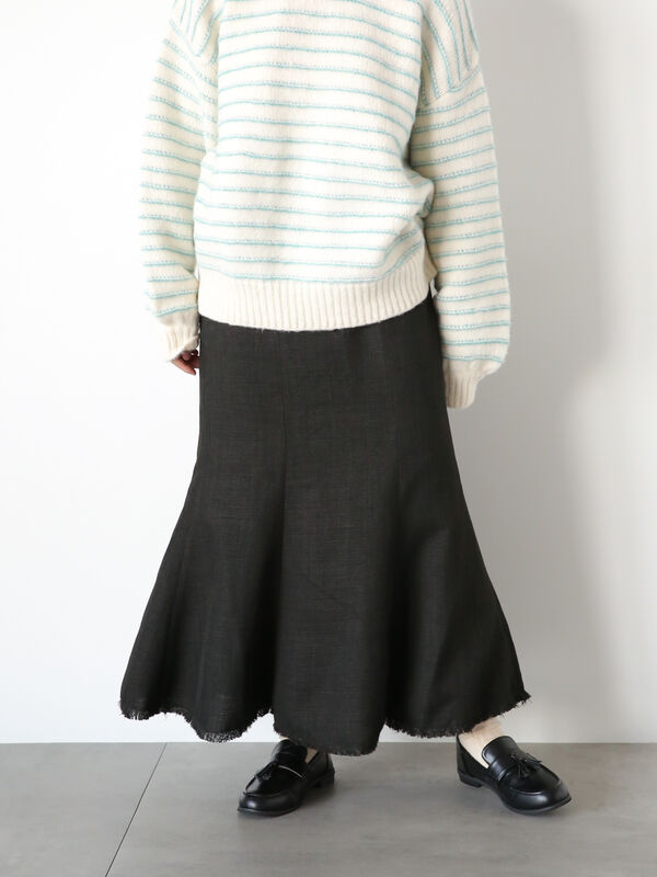 フリンジツイードマーメイドスカート（ボトムス/スカート）【セール