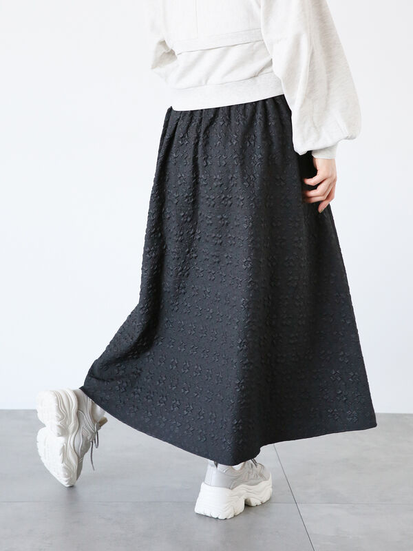 ふくれジャカードスカート（ボトムス/スカート）【セール】｜ehka sopo