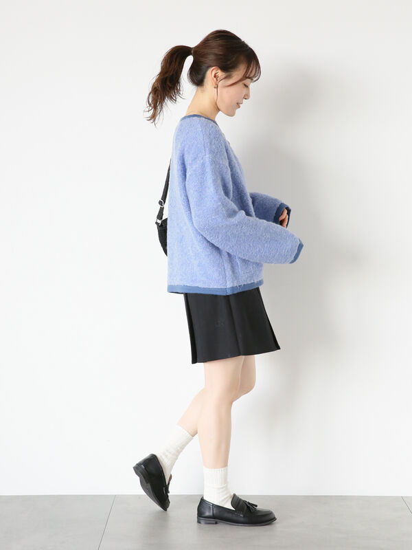 ノーカラージャケット風カーディガン（トップス/カーディガン