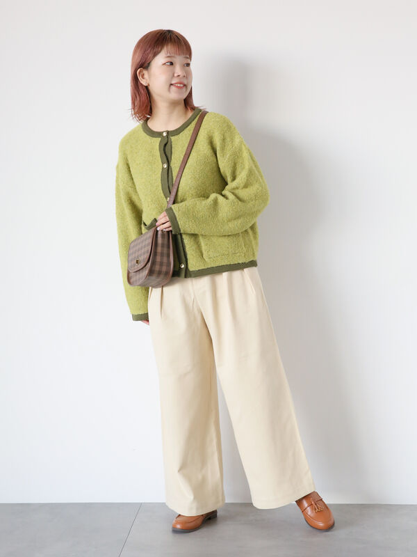 ノーカラージャケット風カーディガン（トップス/カーディガン