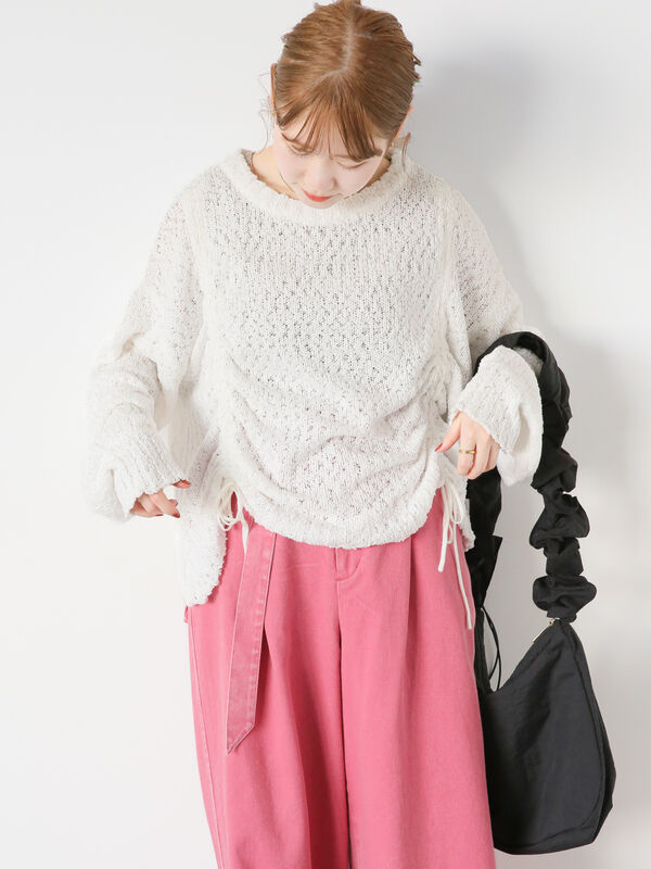 ポコポコドロストニット（トップス/ニット・セーター）【セール