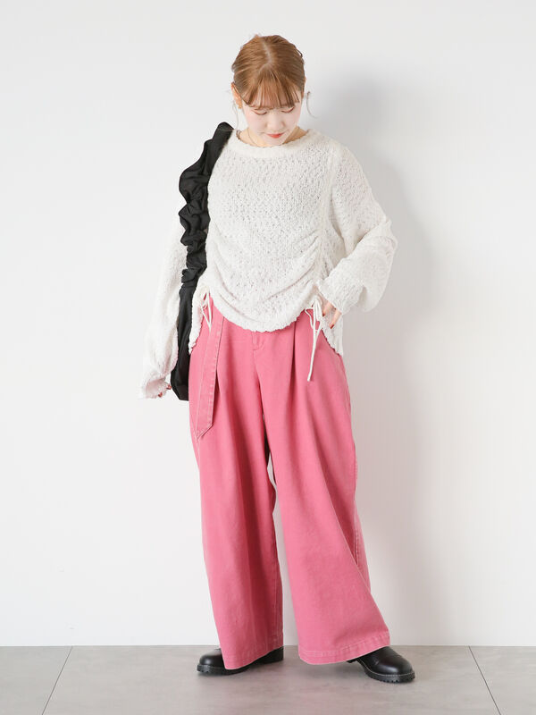 ポコポコドロストニット（トップス/ニット・セーター）【セール