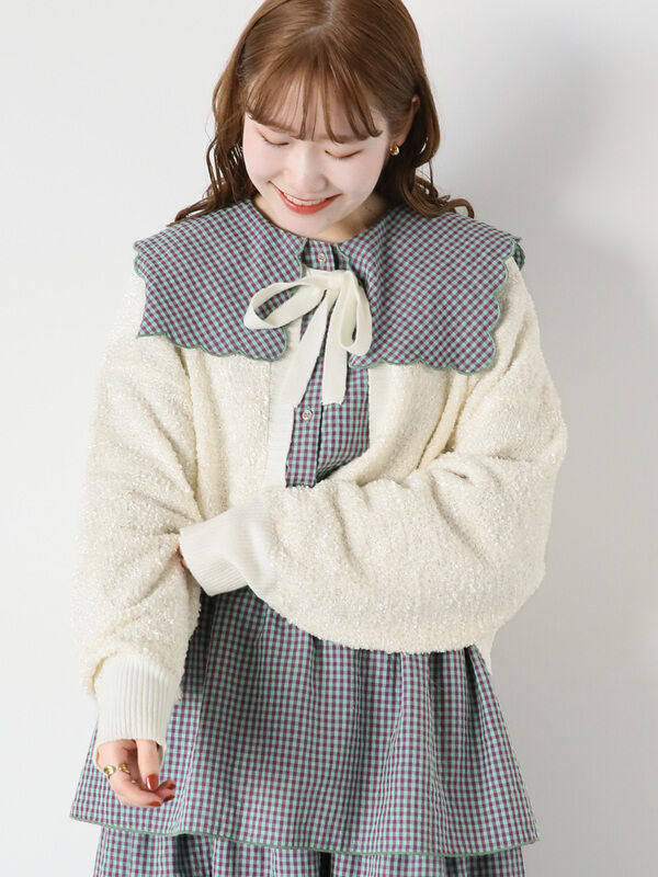 リボンさんへ リボンヤーンボレロ（トップス/カーディガン）【セール】｜ehka sopo