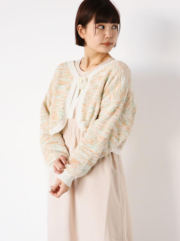リボンヤーンボレロ（トップス/カーディガン）【セール】｜ehka sopo