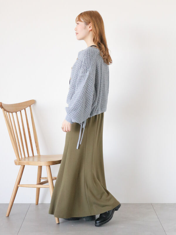 裾ドロストカーディガン（トップス/カーディガン）【セール】｜ehka