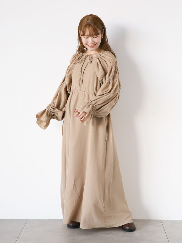 ボレロブラウスノースリワンピースセット（ワンピース/ワンピース