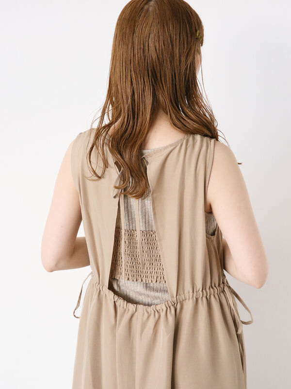 ボレロブラウスノースリワンピースセット（ワンピース/ワンピース