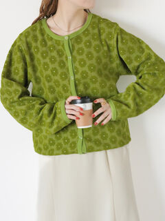 ⭐︎美品⭐︎Fifi Chachnil パープル アンゴラカーディガン fifi chachnil アンゴラカーディガン パープル