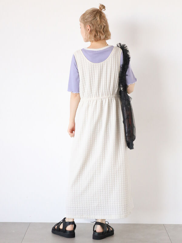 前後2WAYぽこぽこジャンスカ（ワンピース/ワンピース）【セール