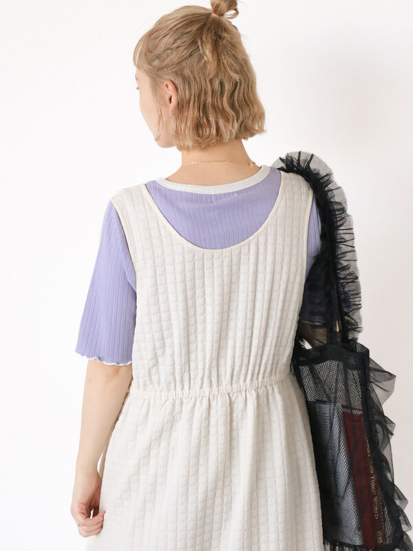 前後2WAYぽこぽこジャンスカ（ワンピース/ワンピース）【セール