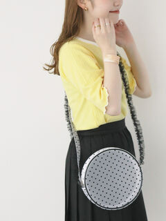 MaxMara☆アウトレット ラフィア風ジャカードバッグ ジャカード2WAYサークルバッグ（ショルダーバッグ）｜Jasmine