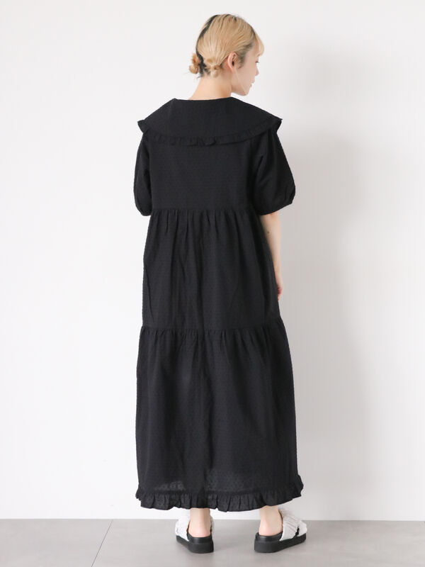 カットドビービッグ襟ワンピース（ワンピース/ワンピース）【セール