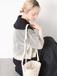 るるる★ehak sopo byｓｍ２★総レース*ショート丈カーデガン るるる☆ehak sopo bysm2☆総レース*ショート丈カーデガン