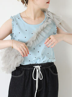 モンクレール MONCLER  未使用 フリルタンクトップ 8086800 82672 346 オレンジ レディース サイズXS ブランド ファッション ノースリーブ トップス … MONCLER モンクレール タンクトップ レディース 8P00001 89A0D