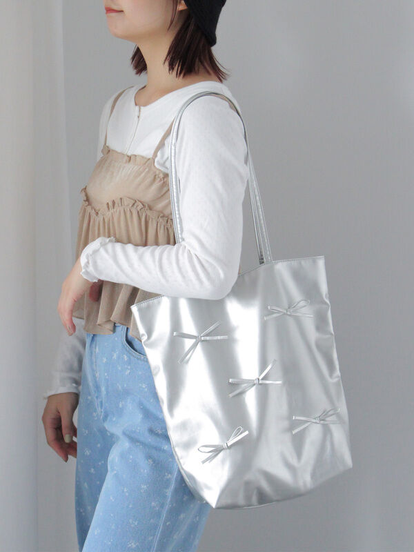 リボントートバッグ（バッグ/バッグ・ポーチ）【セール】｜ehka sopo