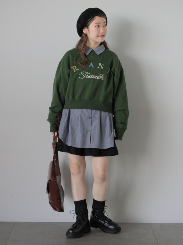 パイピングベレー帽（アクセサリー/ハット・帽子）【セール