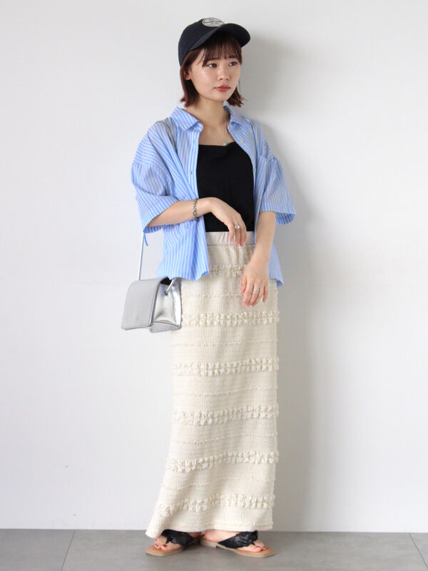 ポコポコナロースカート（トップス/カットソー）｜ehka sopo