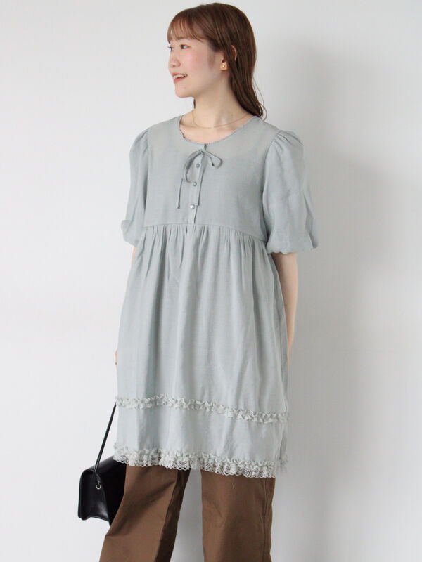 リボンチュニック（トップス/チュニック）【セール】｜ehka sopo