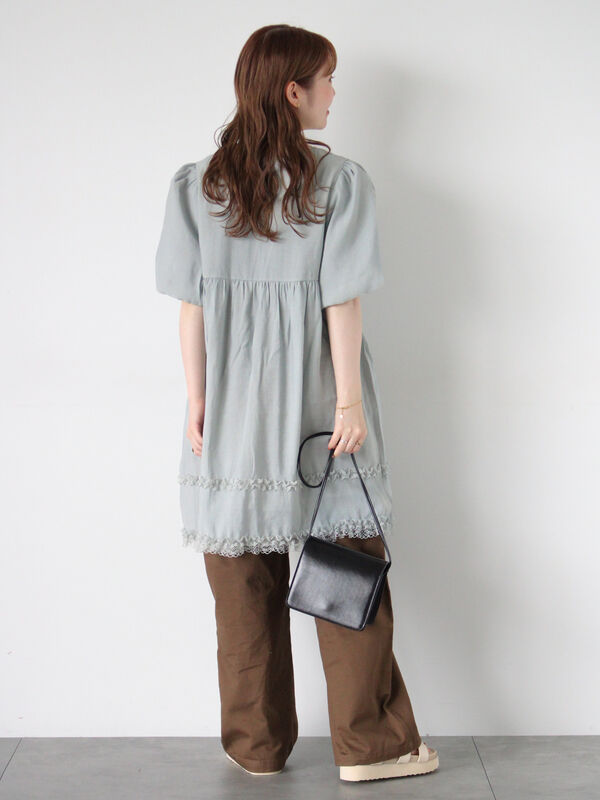 アルベロベロ❤ 半袖チュニック 【グレー】 アルベロベロ❤ 半袖チュニック 【グレー】