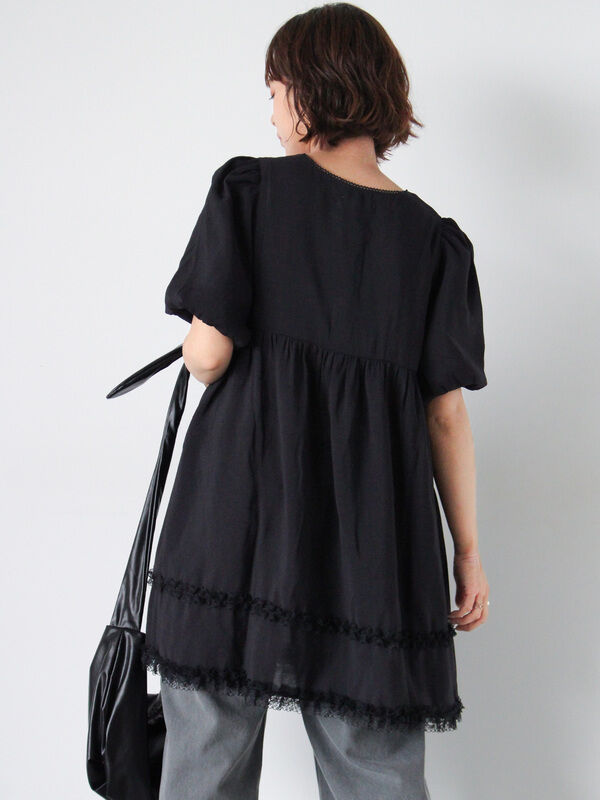 リボンチュニック（トップス/チュニック）【セール】｜ehka sopo