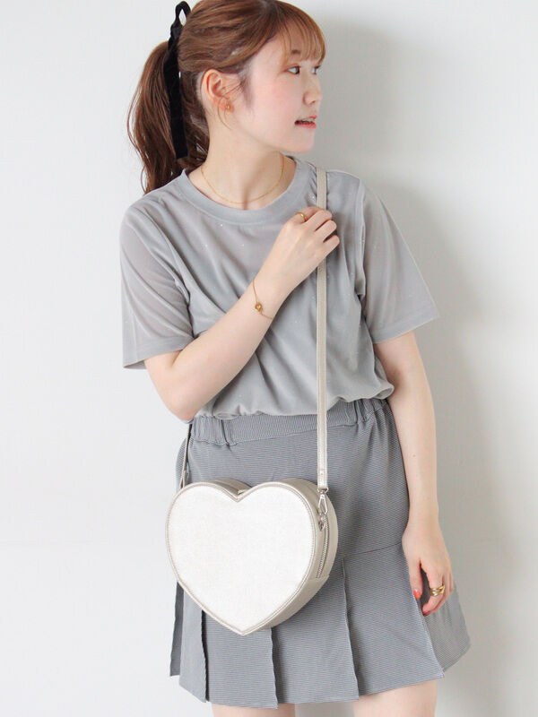 ベロア半袖カットソー（トップス/カットソー）【セール】｜ehka sopo