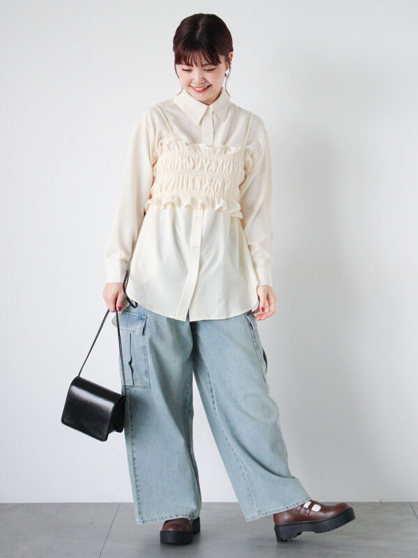 ビスチェセットシャツ（トップス/シャツ・ブラウス）【セール】｜ehka