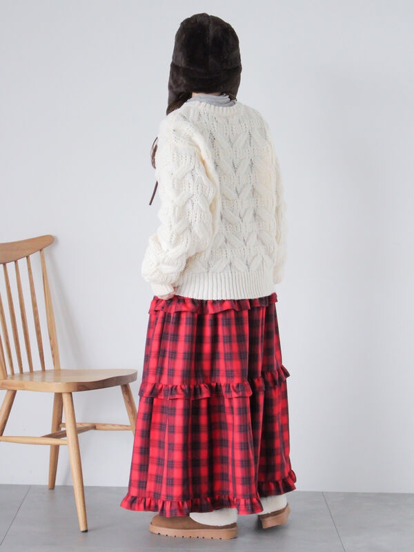 ポンポン付ニット（トップス/ニット・セーター）【セール】｜ehka sopo