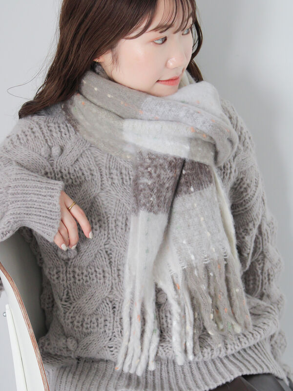 ポンポン付ニット（トップス/ニット・セーター）【セール】｜ehka sopo