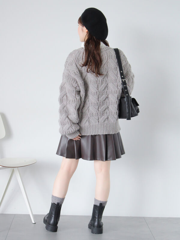 ポンポン付ニット（トップス/ニット・セーター）【セール】｜ehka sopo