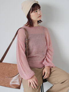 STONE  ピンク ニットセーター SHEIN ピンク ニットセーター - メルカリ